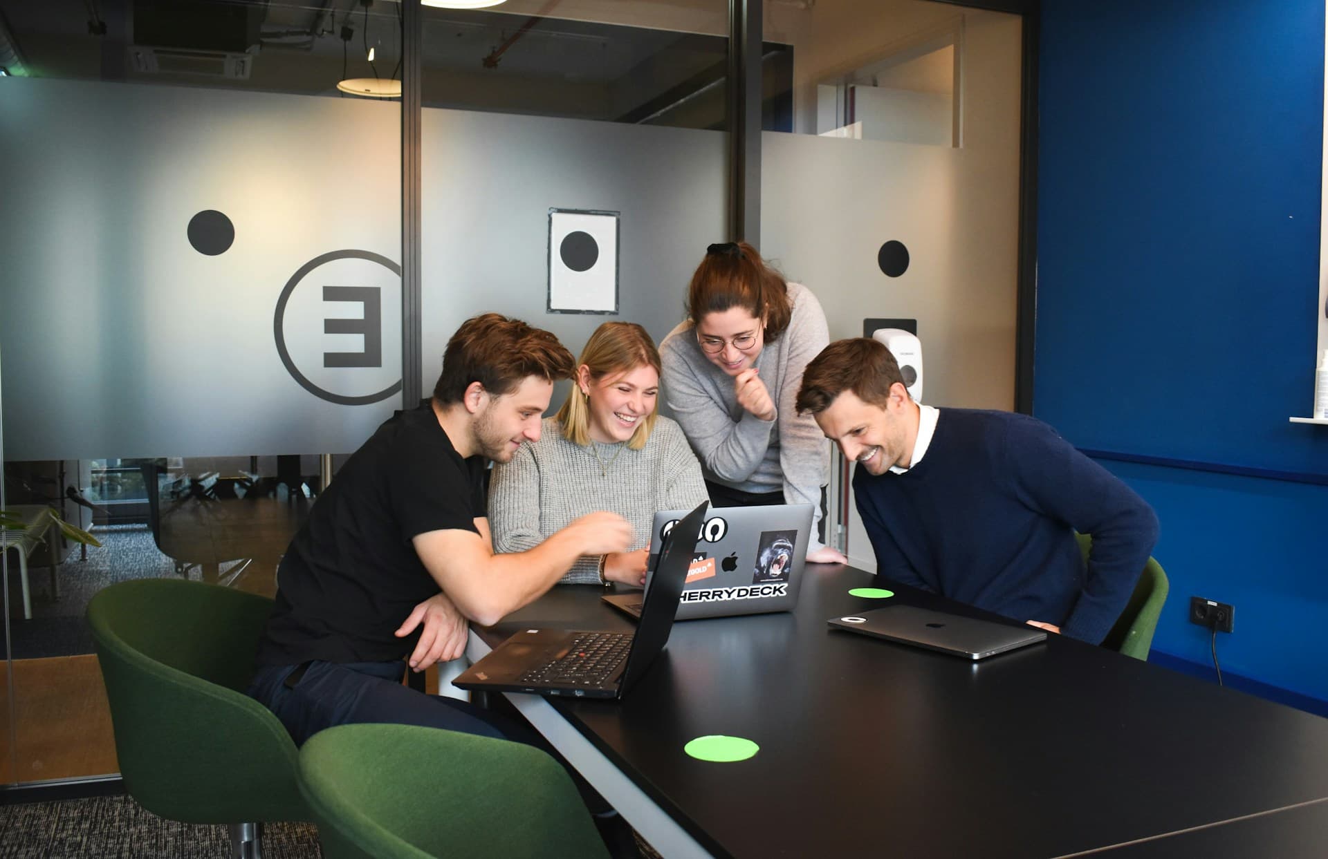 Our team collaborating